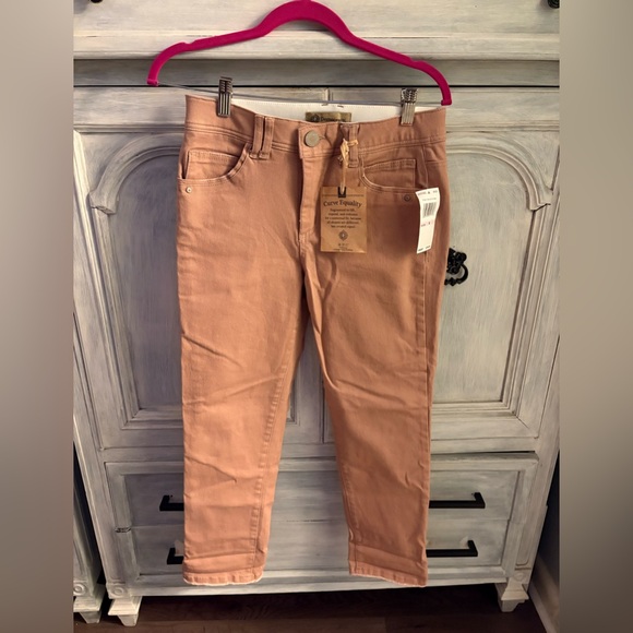 Democracy Ab Technology Umber Slim Straight Jeans Slimming Flattering Lifting - Picture 3 of 9